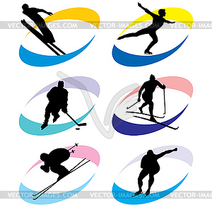 Sport set part 3 - vector clipart