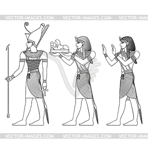 Egyptian ancient symbol - royalty-free vector clipart