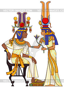 Egyptian ancient symbol.Religion icon. - vector image