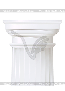 Classic style column - vector clip art