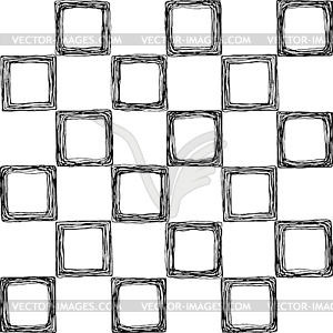 Seamless pattern with squares - vector image