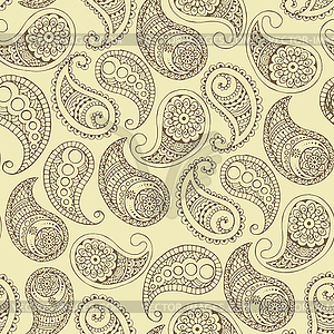 Seamless pattern with Butt - vector clip art