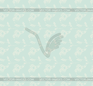 Seamless pattern with a floral pattern. - vector clipart