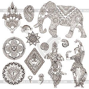 Set of elements for design - vector clipart