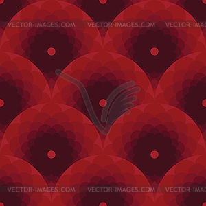 Seamless pattern with stylized flowers - vector image