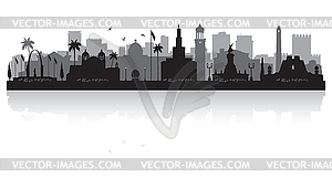 Santo Domingo Dominican Republic city skyline - vector clipart