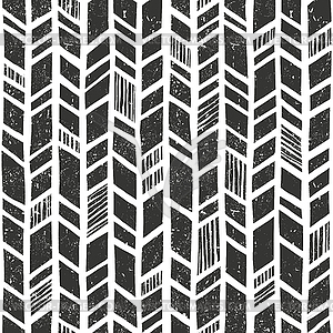 Tribal pattern. Seamless primitive geometric - vector clip art