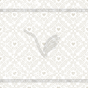 Seamless vintage style wallpaper - vector clip art