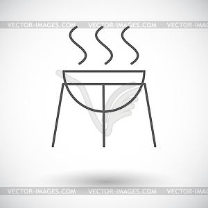 BBQ icon - vector clipart