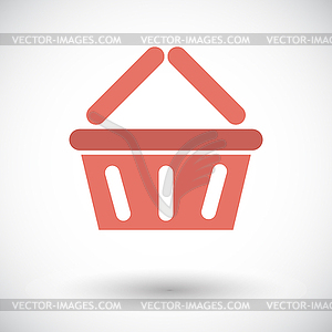 Basket for products - vector clipart