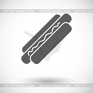 Hot dog - vector clip art