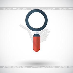 Search single icon - vector clipart