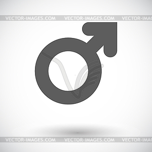 Мужской пол знак - изображение в векторе