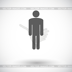 Male gender sign - vector image