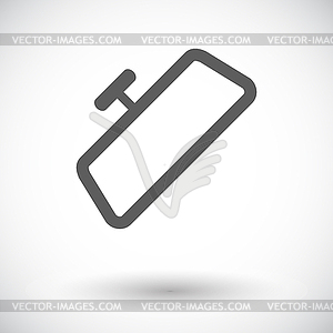 Mirror single icon - vector clipart