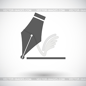 Nib icon - vector clipart