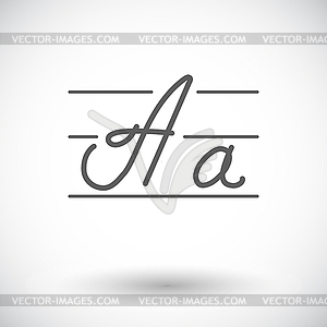 Samples in words - vector image