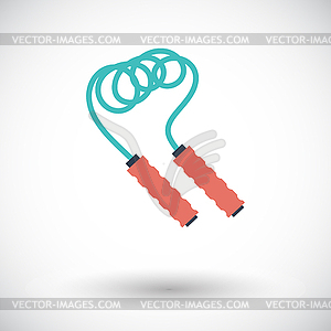 Skipping rope icon - vector clipart