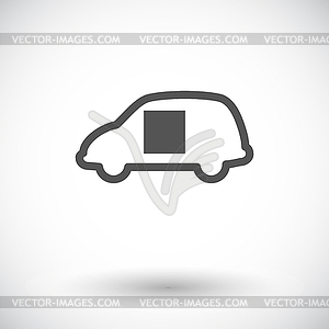 Car sliding door - vector clip art