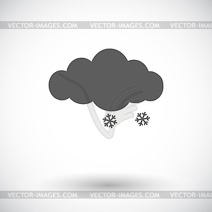 Snow icon - vector image