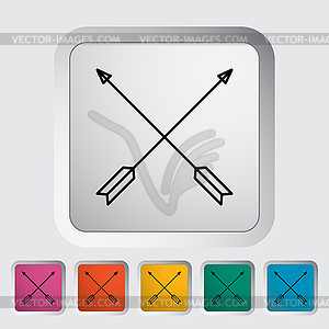 Arows icon - vector clipart