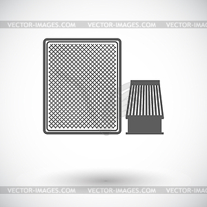 Automotive filter icon - vector clipart