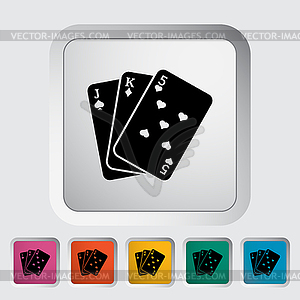 Baccarat - vector image