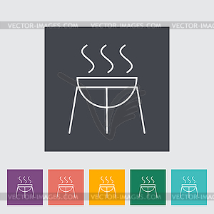 BBQ icon - vector clipart