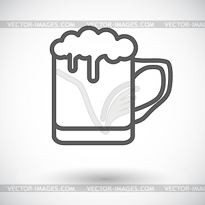 Пиво Иконка - рисунок в векторе