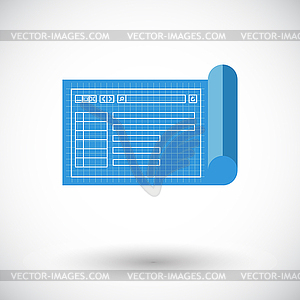 Blueprint - vector image