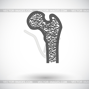 Bone icon - vector image