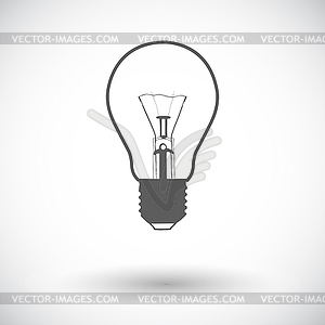 Bulb icon - vector image