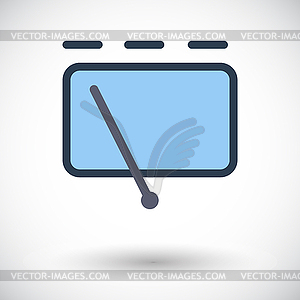 Car wiper - vector clip art