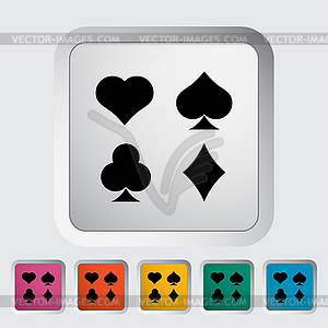 Card suit - vector clip art