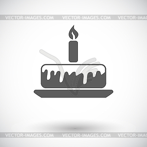 Cake icon - vector image