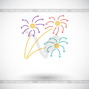Firework - vector image
