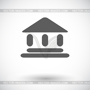 Home flat icon  - vector image