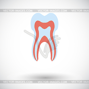 Tooth icon - vector image