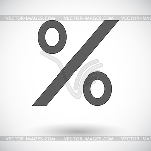 Icon percent sign  - vector clip art