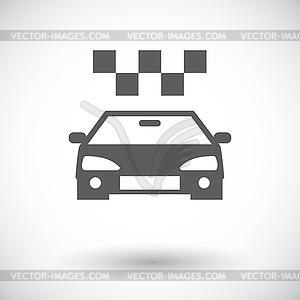 Icon taxi - vector image