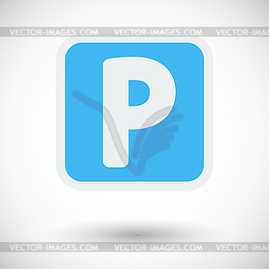 Parking symbol - vector clip art