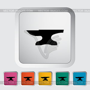 Anvil. Blacksmith equipment - vector image