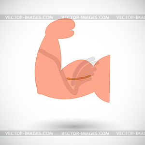 Icon of bodybuilding - vector clip art