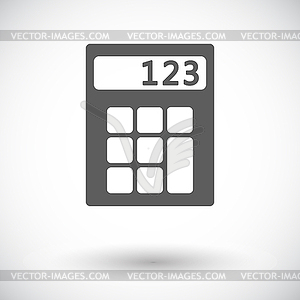 Calculator icon - vector clipart