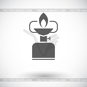 Camping stove - vector image