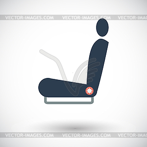 Icon seat - vector image