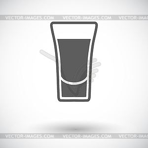 Shot drink - vector image