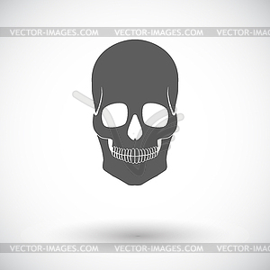 Skull icon - vector clip art