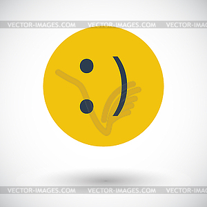 Smile icon - vector clipart
