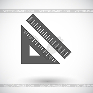 Straightedge - vector clipart